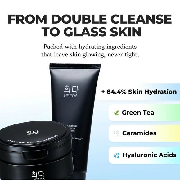 HEEDA Charcoal Double Cleansing Duo - Picture 7 of 7